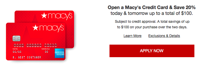 Macy's credit card